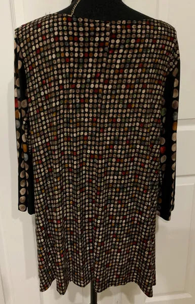 COMFY USA MULTI DOT TUNIC-M790B