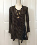 Comfy USA Luella Checker Tunic-M1011P