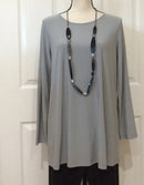 SUN KIM BASIC LONG SLEEVE TUNIC-SK107-B