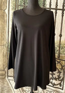 SUN KIM BASIC LONG SLEEVE TUNIC-SK107-B