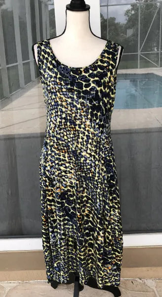 Comfy USA Alligator Print Dress-M380P
