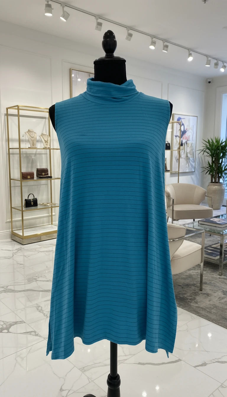 Comfy USA Nancy Tunic Topaz Stripe-M769P