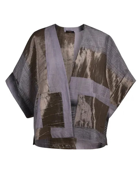 Alembika Shimmer Striped Kimono-EJ408S