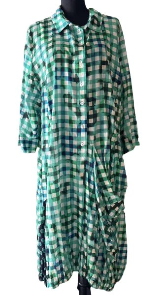 Alembika Gingham Dress-SD622