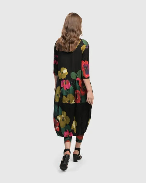 Alembika Garden Poppy Relaxed Dress-SD523G