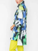 IC Collection Brush Stroke Layered Jacket-IC-4679J