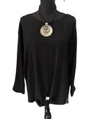 Frank Lyman Beaded Back Holiday Top-175457