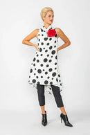 IC Collection Polka Dot Dress/Tunic-IC-7264D-DUP