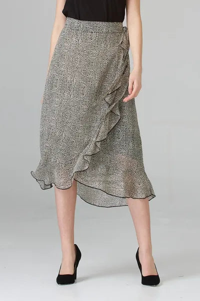 Joseph Ribkoff Animal Print Skirt-JR-202108