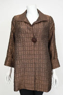 IC Collection Solid Jacquard Jacket-IC-6290J