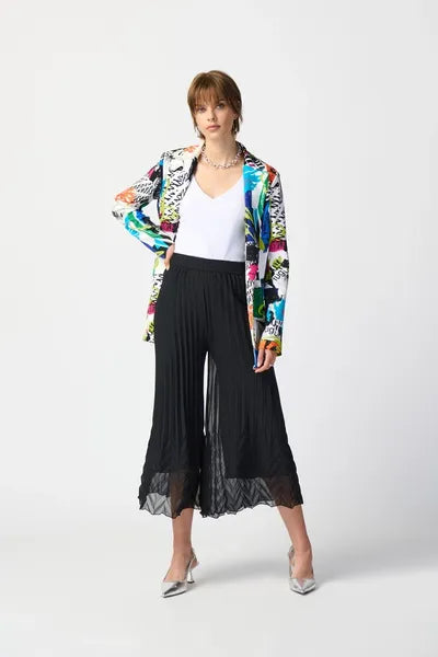 Joseph Ribkoff Abstract Print Silky Knit Blazer-JR-241302