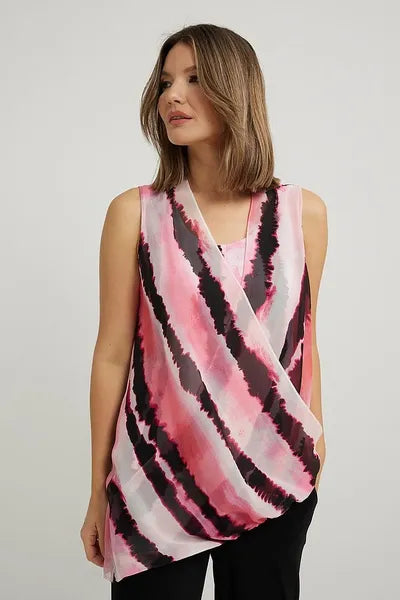 Joseph Ribkoff Cross Front Blouse-JR-222058