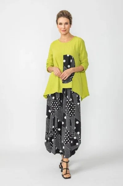 IC Collection Moon Contrast Top | Unique Apparel USA