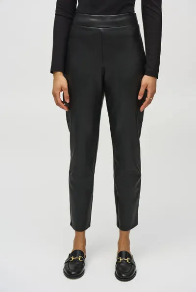 Joseph Ribkoff Leatherette Slim Fit Pull-On Pants | Unique Apparel USA