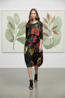 Alembika Garden Poppy Relaxed Dress-SD523G