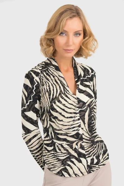 Joseph Ribkoff Animal Print Tunic | Unique Apparel USA