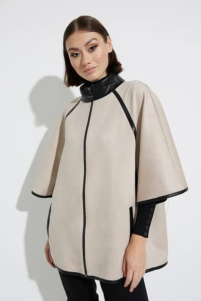Joseph Ribkoff Scuba Suede Coat | Unique Apparel USA