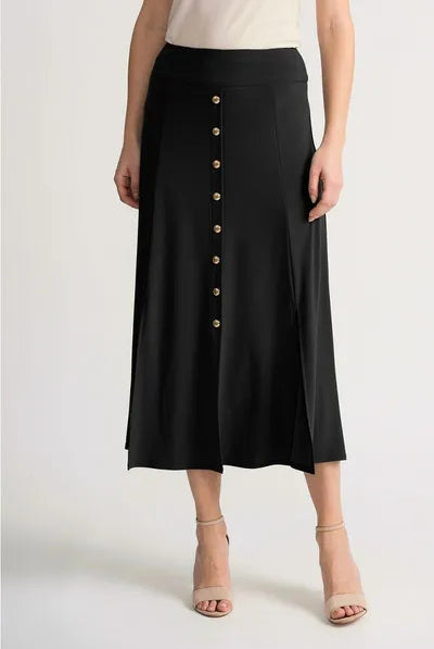 Joseph Ribkoff Gold Button Skirt | Unique Apparel USA