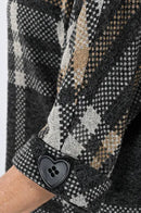 Frank Lyman Woven Plaid Top-233317