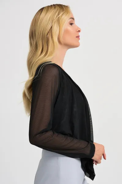 Joseph Ribkoff Sheer Sleeve Cover Up Jacket-JR-201258
