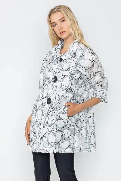 IC Collection Bubble Print Jacket | Unique Apparel USA