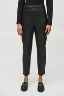 Joseph Ribkoff Leatherette Slim Fit Pull-On Pants-JR-244939