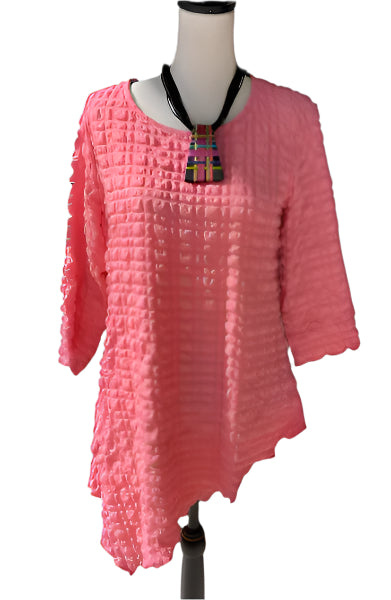 IC Collection Pucker Knit Tunic-IC-4185T