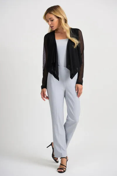 Joseph Ribkoff Sheer Sleeve Cover Up Jacket-JR-201258
