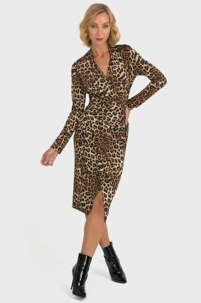 Joseph Ribkoff Leopard Dress | Unique Apparel USA