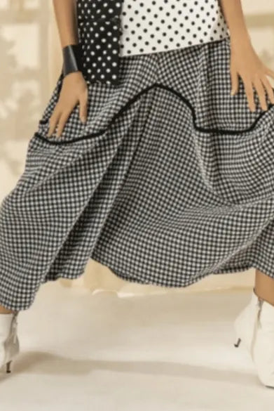 Kozan Black & White Check Angelo Pant | Unique Apparel USA