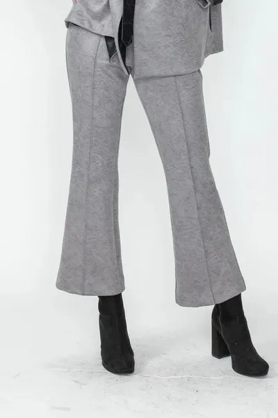 IC Collection Pintuck Pocket Flare Pant-IC-6941P