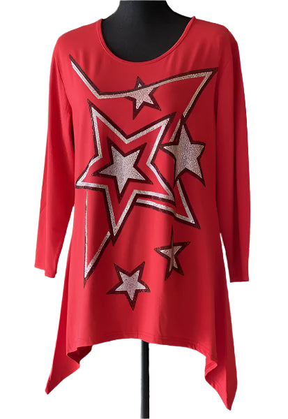 Gardy Stars Graphic Tunic-8971