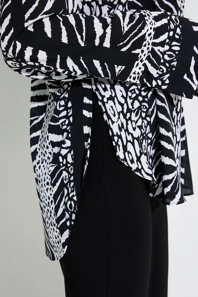 Joseph Ribkoff Multi Animal Print Blouse-231096