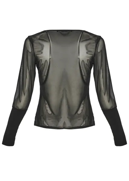 Kozan Black Mesh Merci Tee-SH-4687-BLKMSH