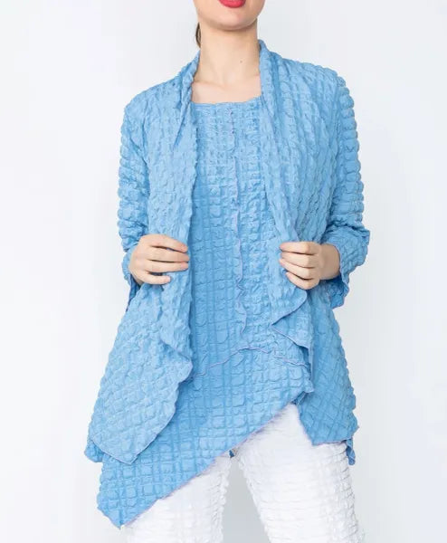 IC Collection Pucker Knit Jacket-IC-4297J