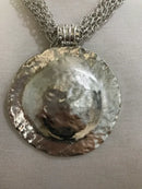 Hancrafted Silver Pendant Necklace-085N