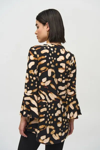Joseph Ribkoff Silky Knit Animal Print Tunic-JR-244176