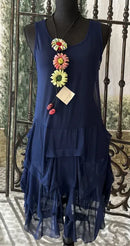 Kozan Navy Mesh Milan Tunic-SH-4207-NVYMSH
