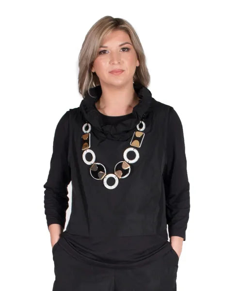 Sun Kim Wire Collar Vest-ME155