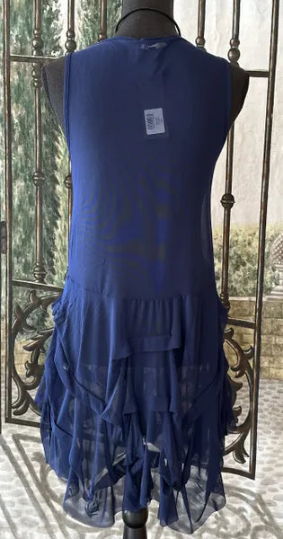 Kozan Navy Mesh Milan Tunic-SH-4207-NVYMSH