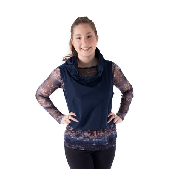 Sun Kim Wire Collar Vest-ME155