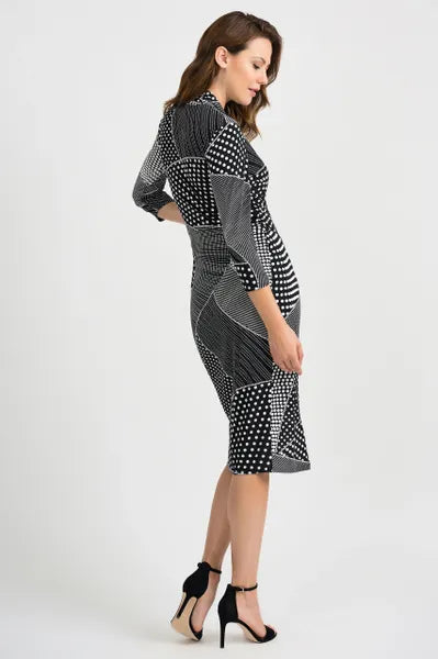 Joseph Ribkoff Dot Print Dress-JR-201470