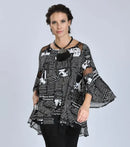 IC Collection Newspaper Print Tunic-IC-2140T