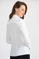 Joseph Ribkoff Long Sleeve White Shirt-JR-201281
