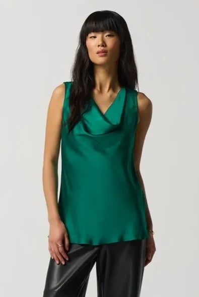 Joseph Ribkoff Cowl Neck Satin Top | Unique Apparel USA