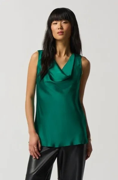 Joseph Ribkoff Cowl Neck Satin Top-233048