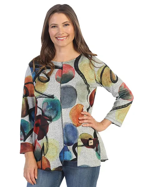 Jess & Jane Confetti Bubbles Tunic-FB2-1414