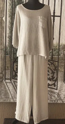 Angela Mara Woven Pant-30416