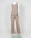 IC Collection Two-Piece Sleeveless Tank and Pant Set- IC-7760TP