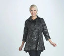 IC Collection Polka Dot Button Down Jacket/Top-IC-5192J
